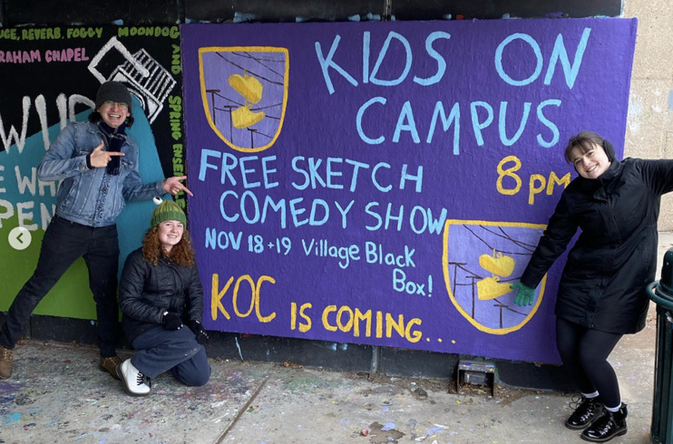 Kids on Campus sketch comedy show 